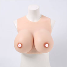 Load image into Gallery viewer, Short Round Neck Half Body Solid Breast Forms
