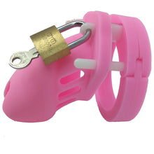 Load image into Gallery viewer, Silicone Chastity Cage  Perverse Pink(all rings included)
