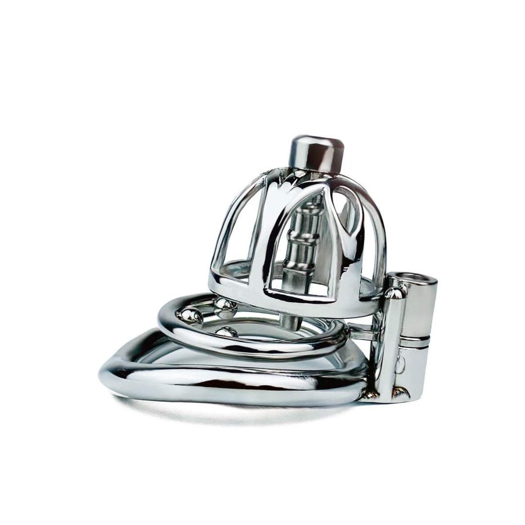 Stainless Steel Chastity Lock Smooth Concealed