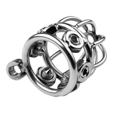 Load image into Gallery viewer, Stainless Steel Rivet Chastity Cage
