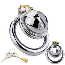 Load image into Gallery viewer, Stainless Steel Small Male Chastity Device Penis Cage
