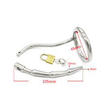 Load image into Gallery viewer, Stainless Steel Urethral Tube Chastity Lock  Device
