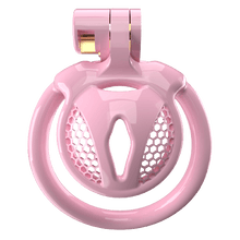 Load image into Gallery viewer, Super Small CX-2 Sissy Chastity Cage With 5 Arc Rings
