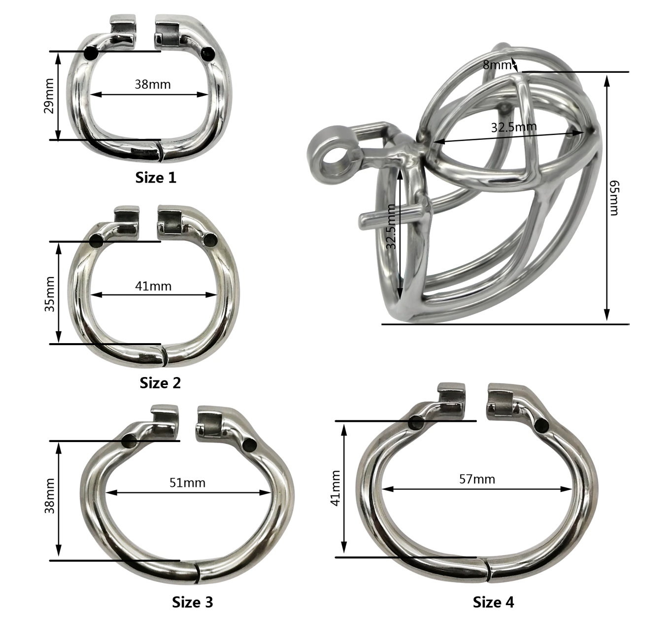 Reverse Design Turn it up Cock Cage